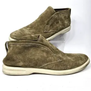 Peter Millar Excursionist Olive Chukka Suede Slip On Boots Men's Size 10