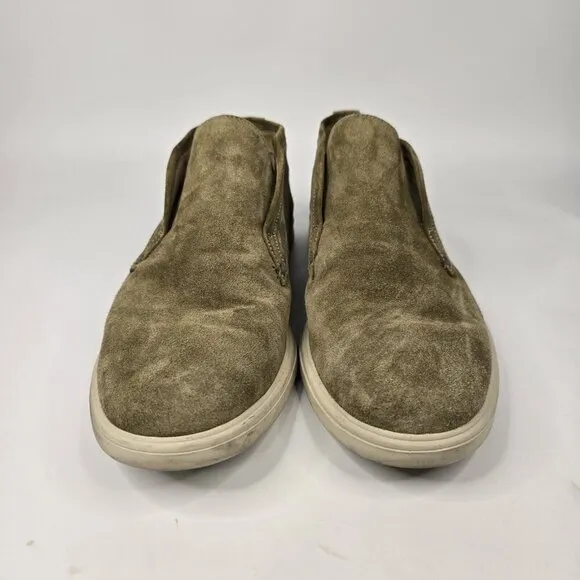 Peter Millar Excursionist Olive Chukka Suede Slip On Boots Men's Size 10