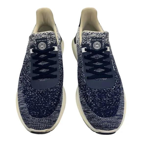Peter Millar Hyperlight Apollo Navy Blue Slip On Comfort Sneakers Men's 11.5