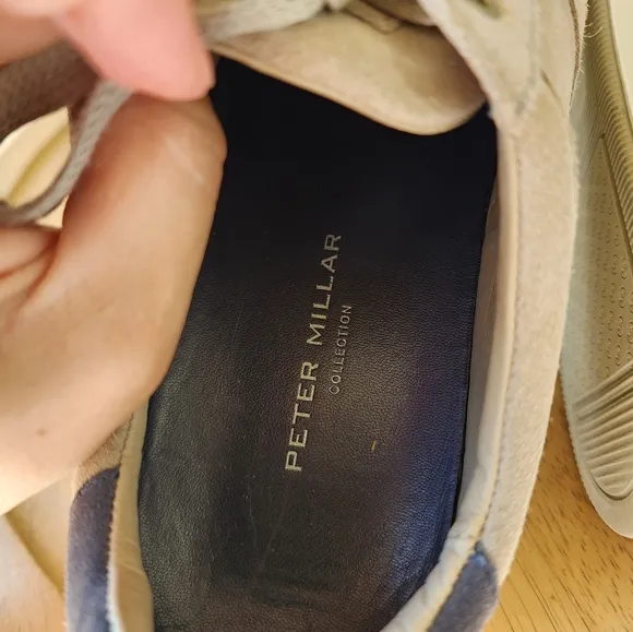Peter Millar men's Vantage suede casual sneakers size 11
