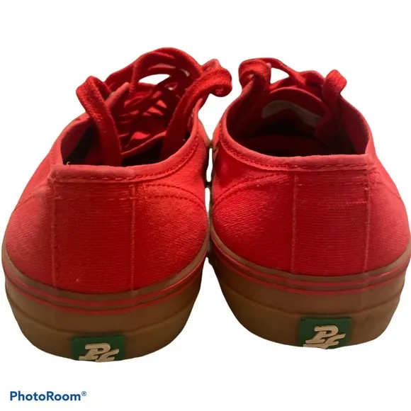 PF Flyers Center Lo Casual Sneakers Red Shoe Laces Women's Size US 10.5 Men’s 9