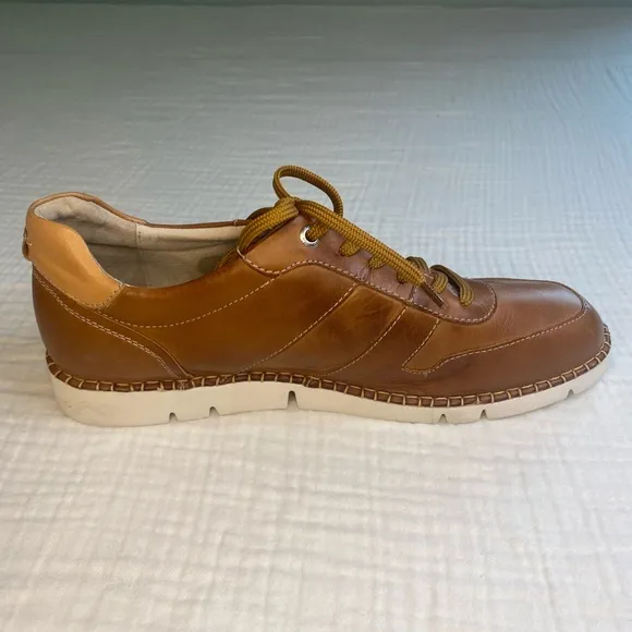 Pikolinos Mens Brown Casual Leather Sneaker Tennis Shoe Size 43