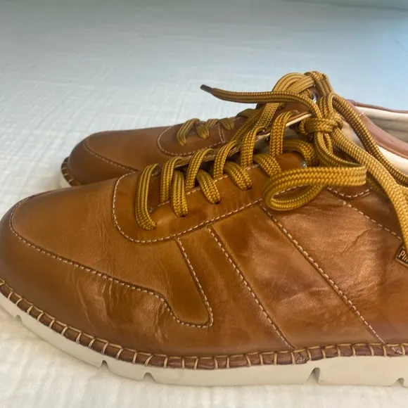 Pikolinos Mens Brown Casual Leather Sneaker Tennis Shoe Size 43
