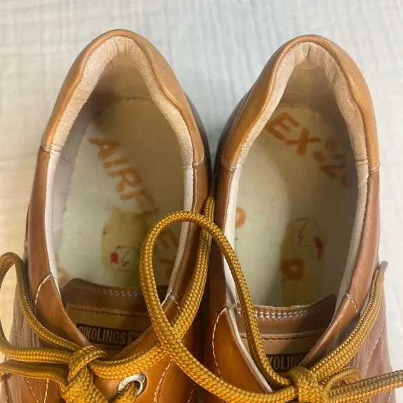 Pikolinos Mens Brown Casual Leather Sneaker Tennis Shoe Size 43