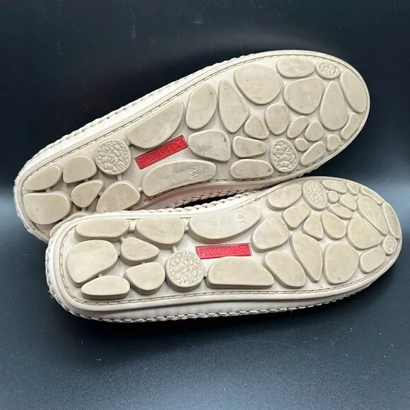 Pikolinos Women's Rialo Red Leather Casual Sneakers Size EU41 US10-10.5