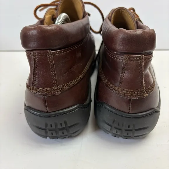 Polo by Ralph Lauren Brown Leather Boots Shoes Leather Lace-up Gommus men’s 11.5