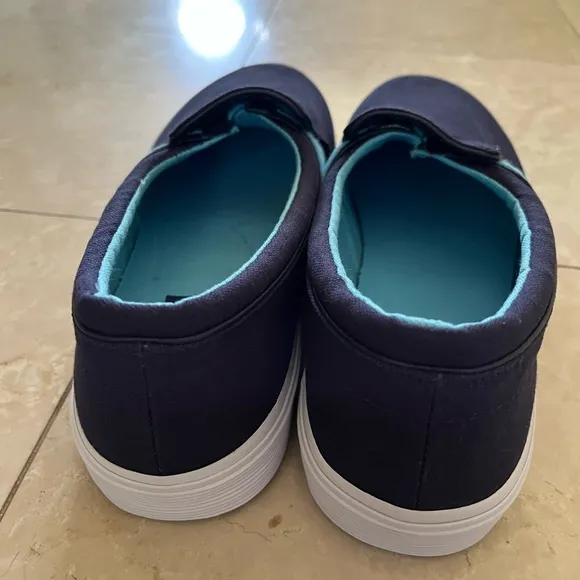 Polo Ralph Lauren Navy Slip-On Sneakers 10.5 D