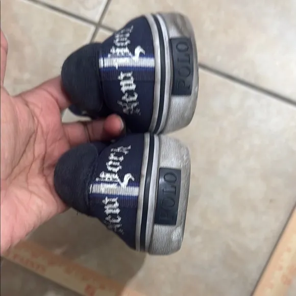 Polo Ralph Lauren sz 10.5 Thompson Newport navy Slip-On Sneakers men’s