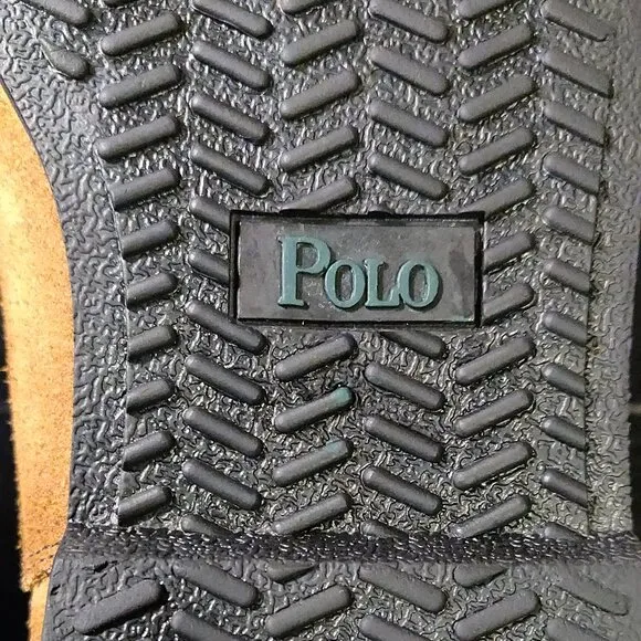 Polo Ralph Lauren Waterbury Oiled Suede Slip On Boots SIZE 10