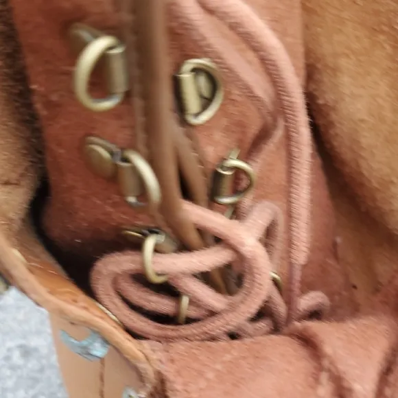 Polo Ralph Lauren Wexham Men's Tan Leather Hiking Boots Size 11 D