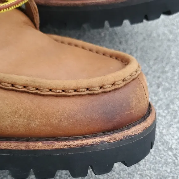Polo Ralph Lauren Wexham Men's Tan Leather Hiking Boots Size 11 D