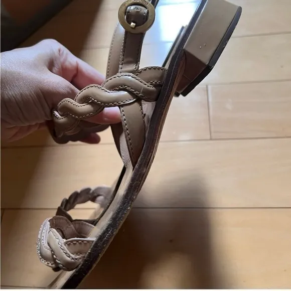 Prada Braided Sandals size 39, fit like a true USA 8 in tennies~ gently-used!