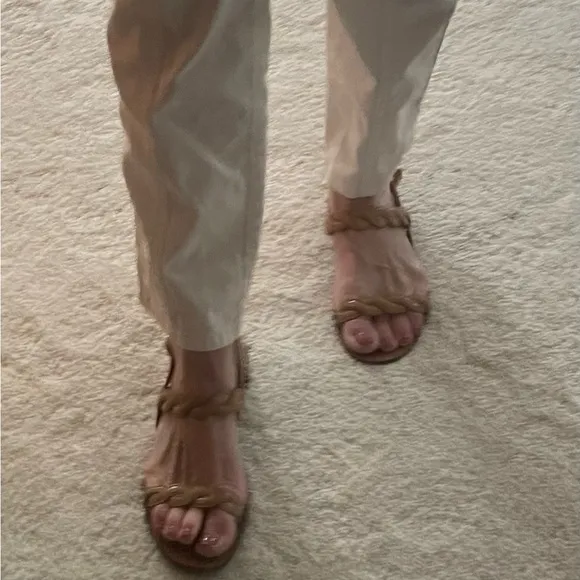Prada Braided Sandals size 39, fit like a true USA 8 in tennies~ gently-used!