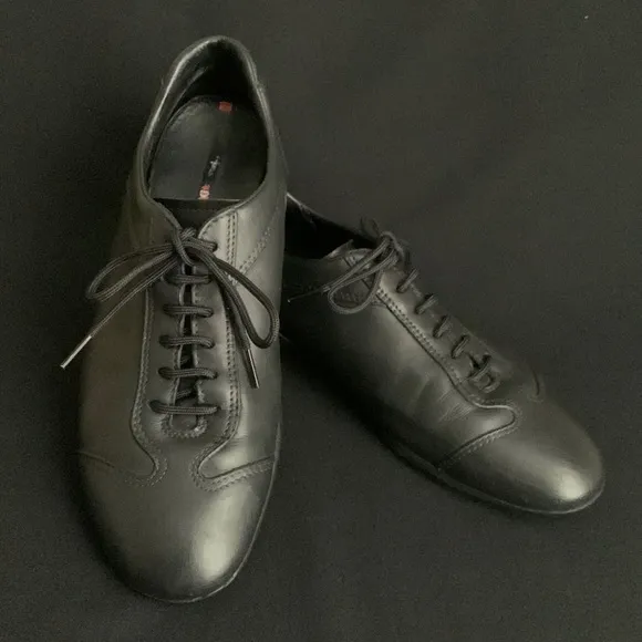 PRADA Leather Dress Athletic Shoes