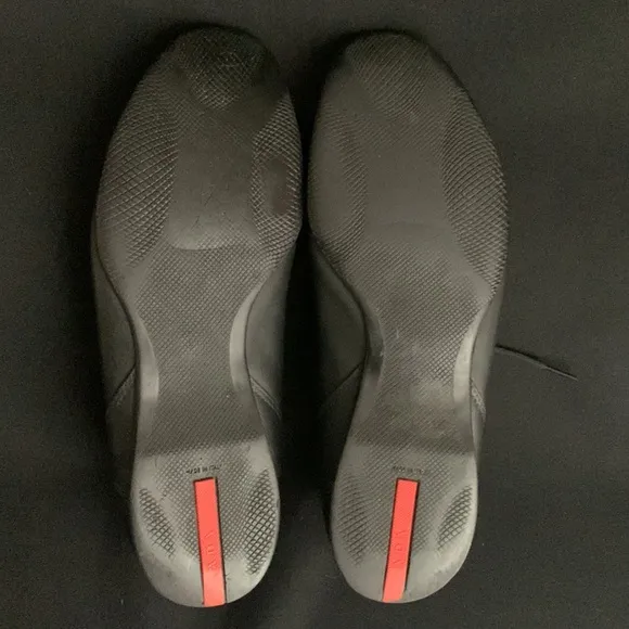 PRADA Leather Dress Athletic Shoes
