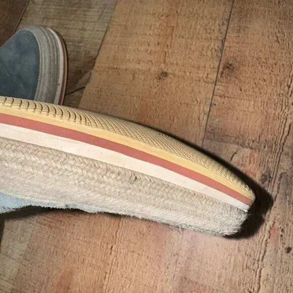 Prada Sport Blue Suede Slip On Sneakers
