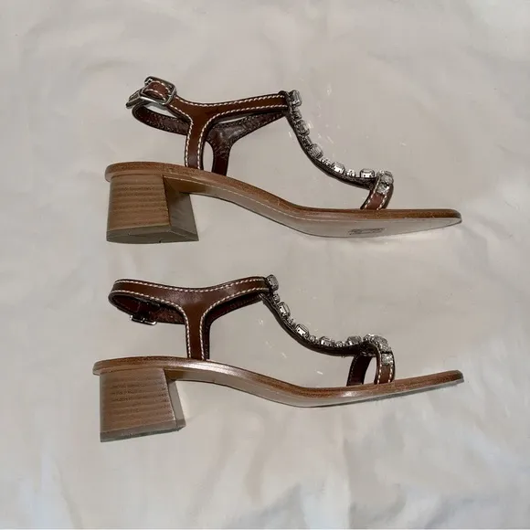 Prada | Tan Leather Sandals