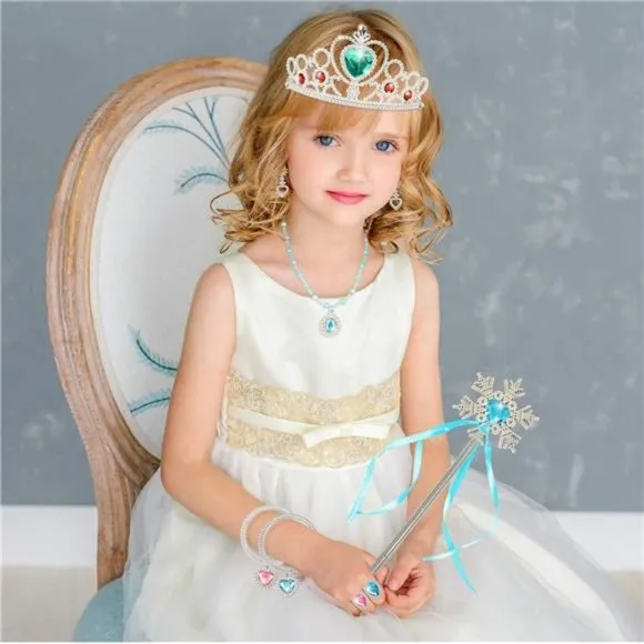 Princess Jewelry Boutique Dress Up &amp; Elegant Shoe(4 Pairs of Girls Heels Shoes)
