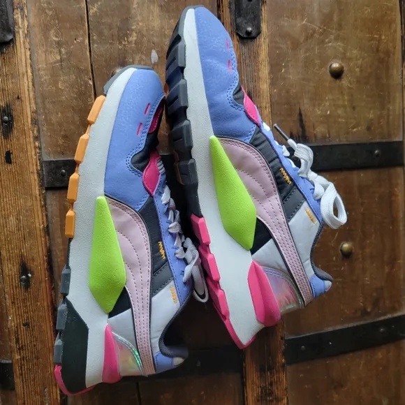 PUMA Big Girls RS 2.0 Glowing Up Casual Sneakers