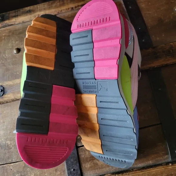 PUMA Big Girls RS 2.0 Glowing Up Casual Sneakers