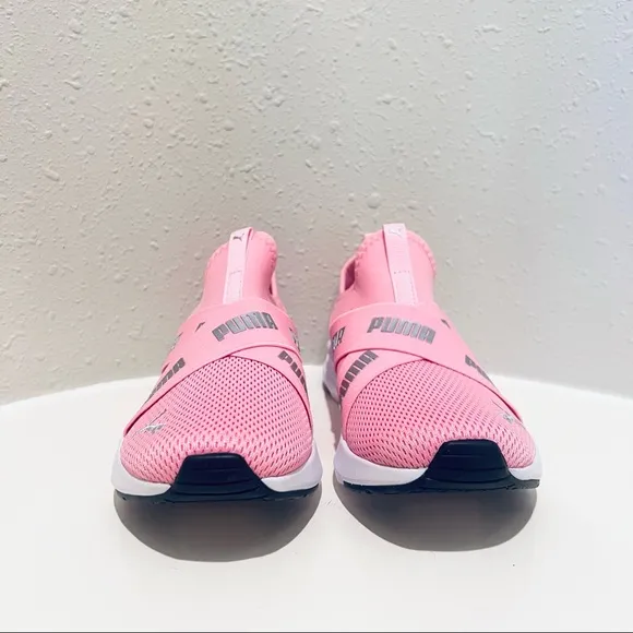 Puma Big Kids Girls Pink Slip On Wired Run Sneakers Size 4.5 NWT