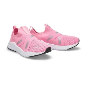 Puma Big Kids Girls Pink Slip On Wired Run Sneakers Size 4.5 NWT