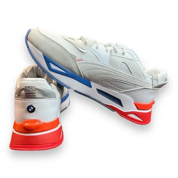 Puma Men's Size 11.5 BMW Mirage Sport Lace Up Sneakers White 307063-02