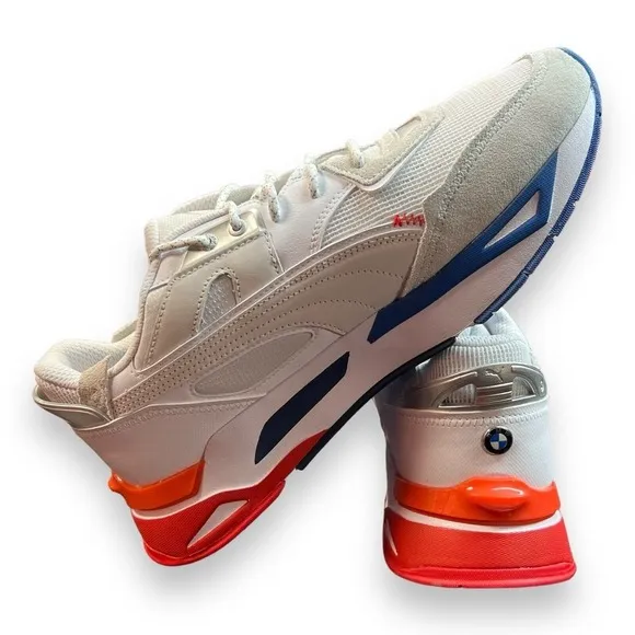 Puma Men's Size 11.5 BMW Mirage Sport Lace Up Sneakers White 307063-02