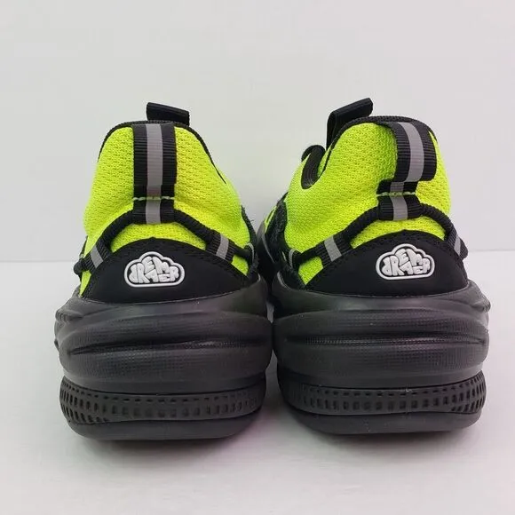 Puma RS Dreamer Time Square J Cole Mens Size 8 Safety Yellow Lime Black Shoes