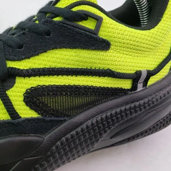 Puma RS Dreamer Time Square J Cole Mens Size 8 Safety Yellow Lime Black Shoes