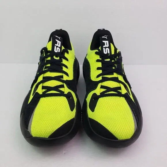 Puma RS Dreamer Time Square J Cole Mens Size 8 Safety Yellow Lime Black Shoes