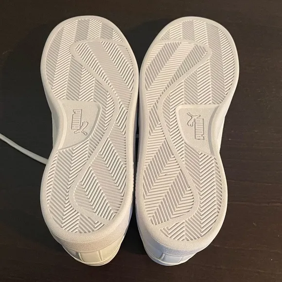 Puma Sneakers White On White Size 11