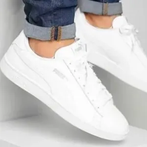 Puma Sneakers White On White Size 11