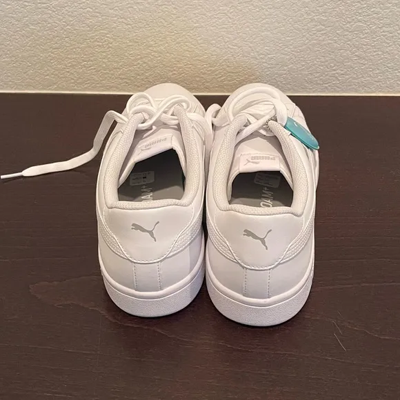 Puma Sneakers White On White Size 11