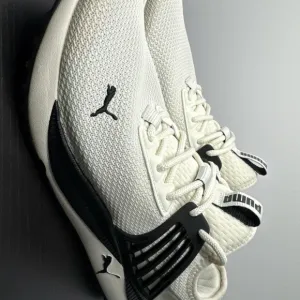 Puma White and Black Sneakers