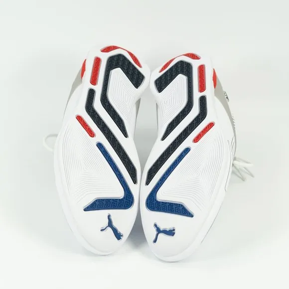Puma x BMW MMS A3ROCAT 'White' 306871-02 Leather Racing Sneakers size 9 - 14