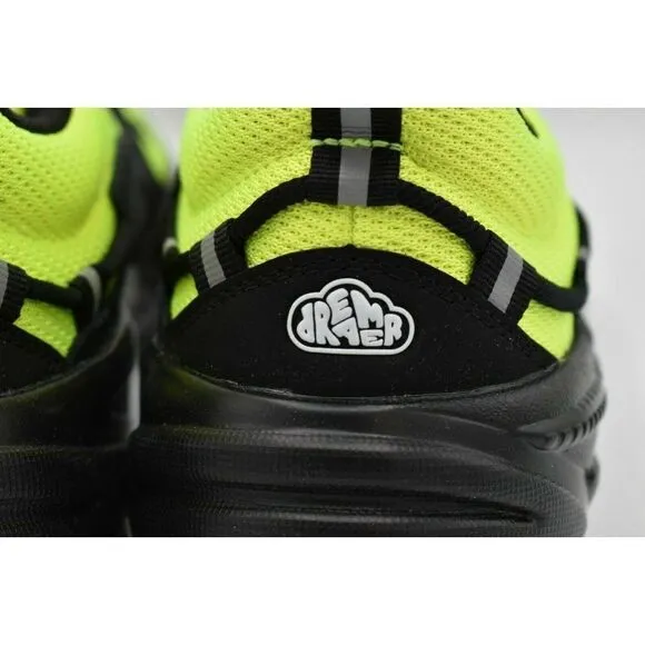 Puma Men Size 10.5 RS Dreamer Safety Yellow Puma Black Basketball Shoes Sneakers