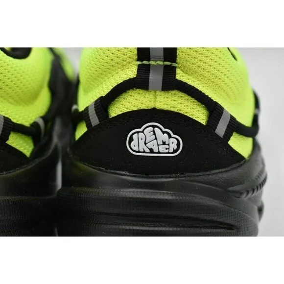 Puma Mens Size 11 RS Dreamer Safety Yellow Puma Black Basketball Shoes Sneakers