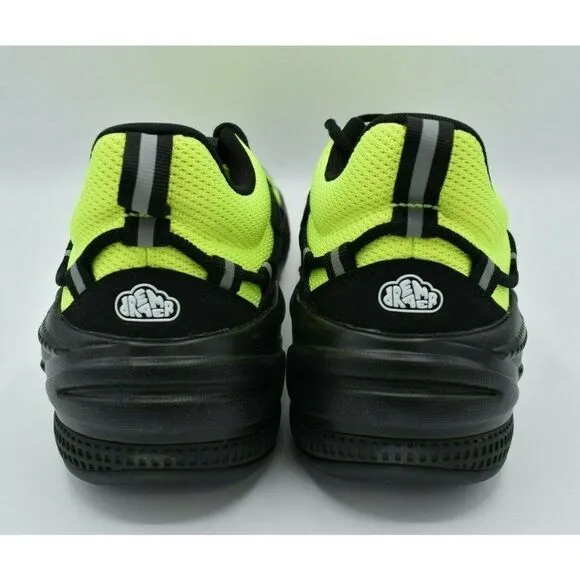 Puma Mens Size 11 RS Dreamer Safety Yellow Puma Black Basketball Shoes Sneakers