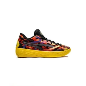 Puma Stewie 2 Fire 380072-01 Sneakers Women's Black Red Basketball Shoes FD447