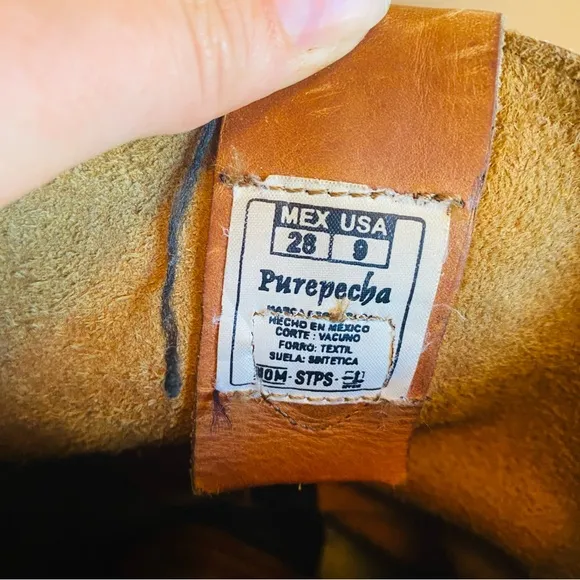 PUREPECHA Men’s Leather Work Boots