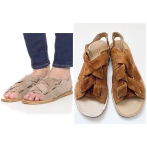 Rag &amp; Bone corset brown suede sandals