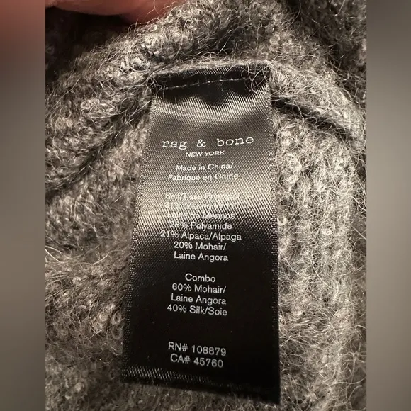 RAG &amp; BONE HOLLAND FUNNEL NECK SWEATER