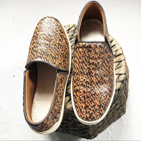 Rag &amp; Bone Leather Slip On Sneakers