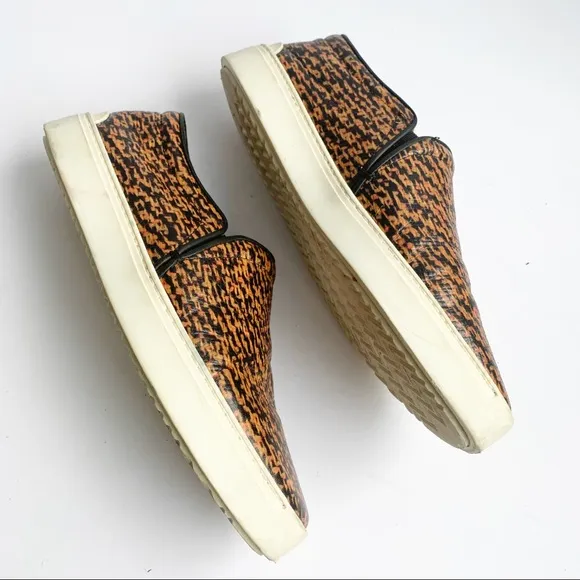 Rag &amp; Bone Leather Slip On Sneakers