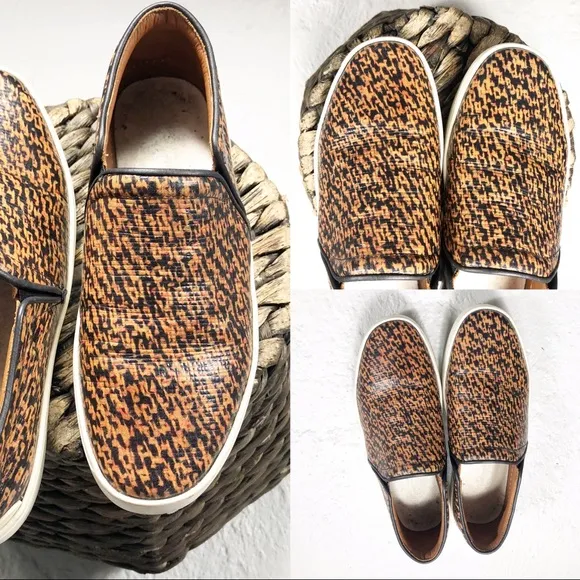 Rag &amp; Bone Leather Slip On Sneakers