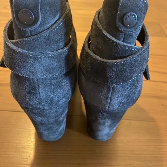 Rag and Bone Harrow booties grey suede size 40