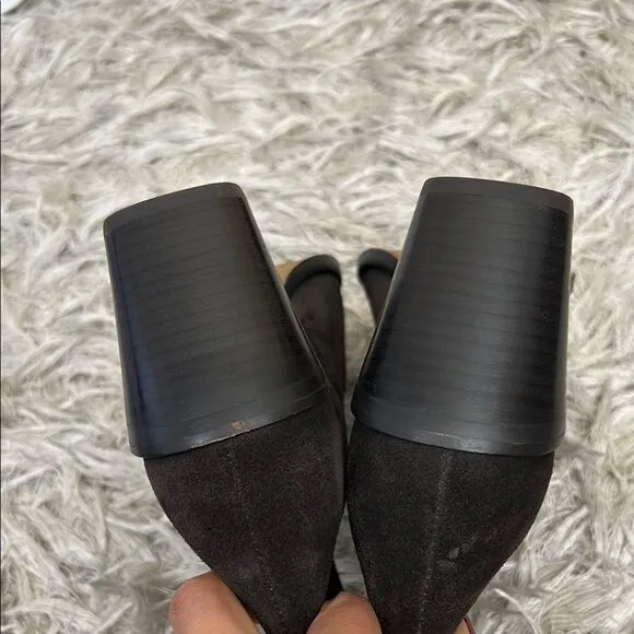 Rag &amp; Bone Razor Suede Western Chelsea Ankle Boots in Asphalt $495 size 8.5
