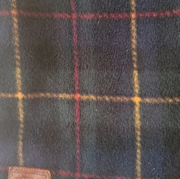Ralph Lauren Blue Green Red Hooded Plaid Coat Jacket Vest