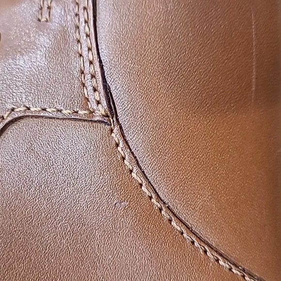 RALPH LAUREN BROWN CAMMIE LACE-UP LEATHER BOOTS NEW